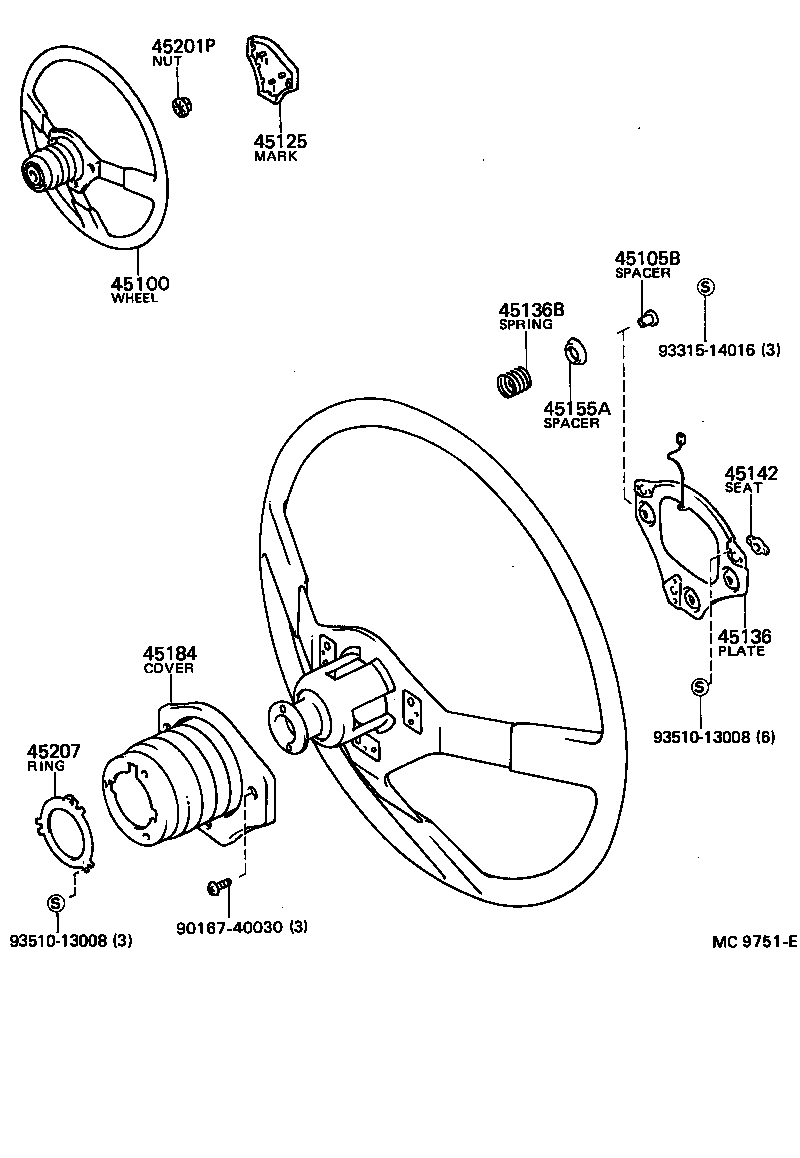  COROLLA COUPE |  STEERING WHEEL