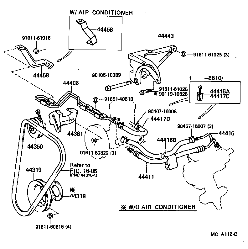  CROWN |  POWER STEERING TUBE