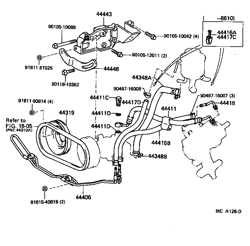  CROWN |  POWER STEERING TUBE