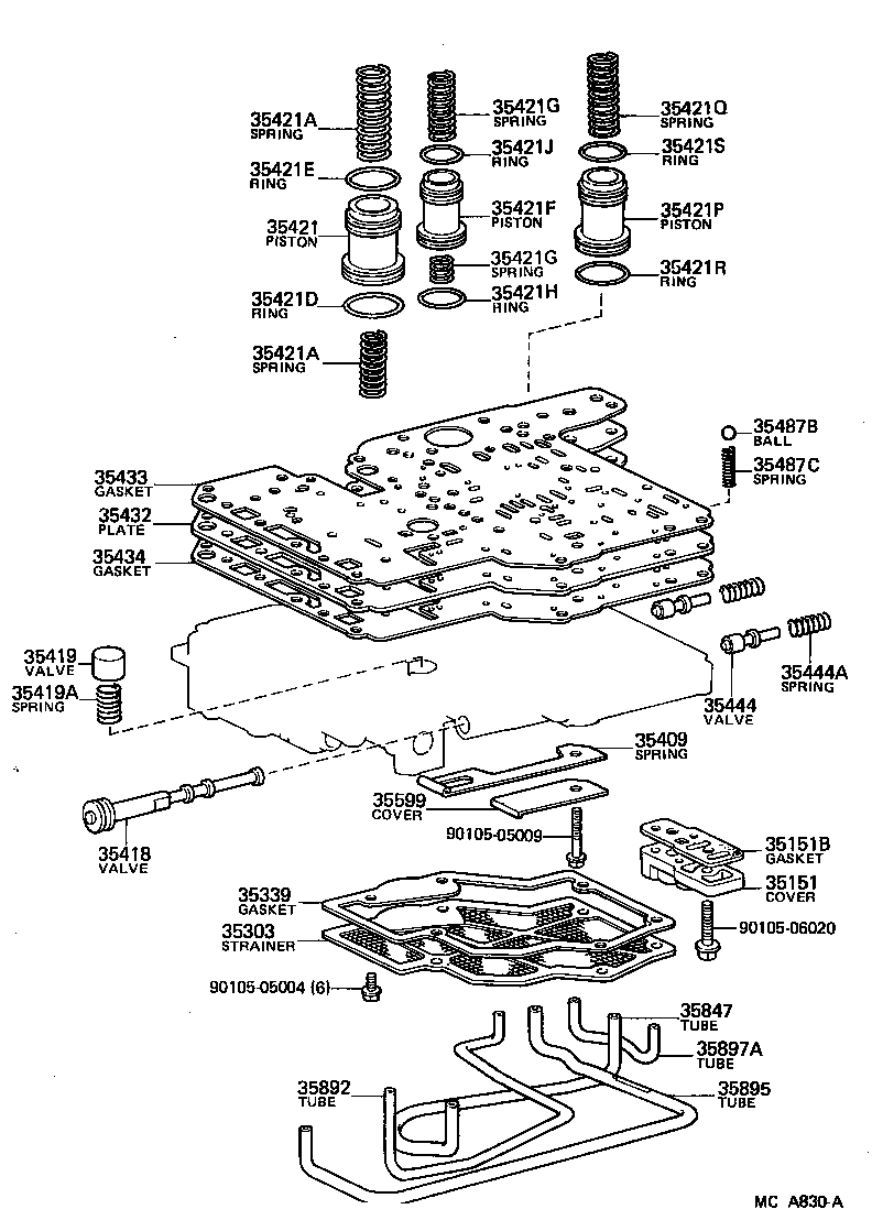  CELICA |  VALVE BODY OIL STRAINER ATM