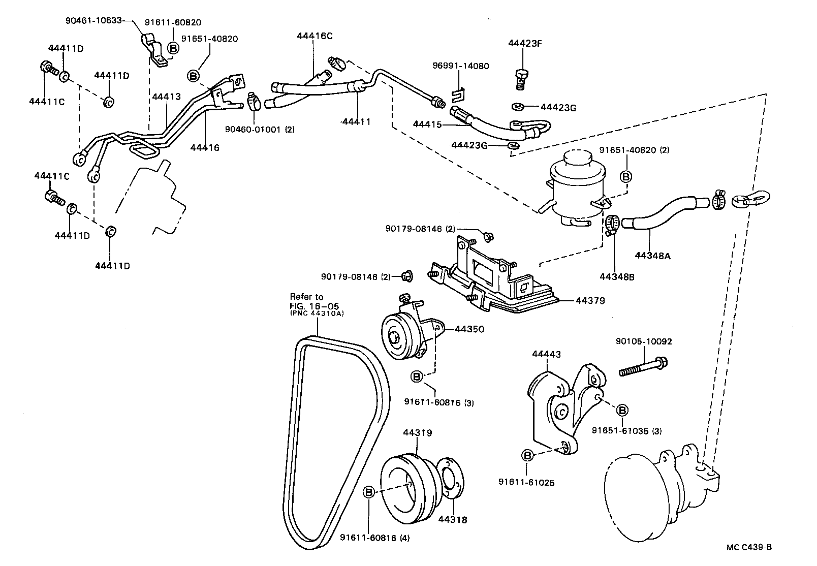  DYNA |  POWER STEERING TUBE