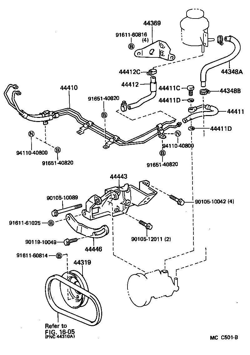  DYNA150 |  POWER STEERING TUBE