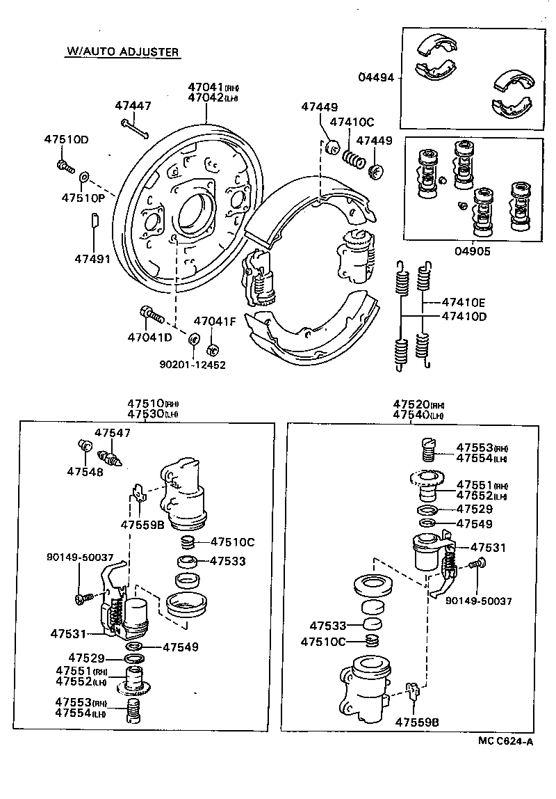  DYNA |  FRONT DRUM BRAKE WHEEL CYLINDER BACKING PLATE