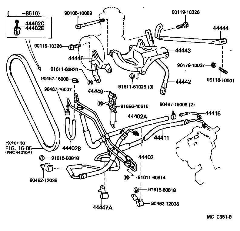  CROWN |  POWER STEERING TUBE