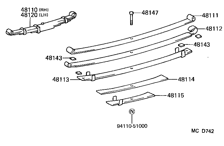  LAND CRUISER 60 |  FRONT SPRING SHOCK ABSORBER