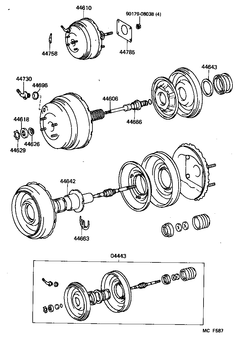  LAND CRUISER 60 |  BRAKE BOOSTER VACUUM TUBE