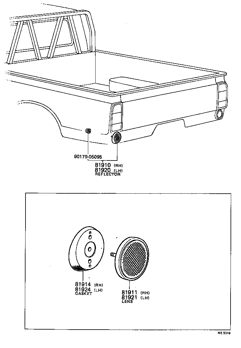  HILUX |  REFLEX REFLECTOR