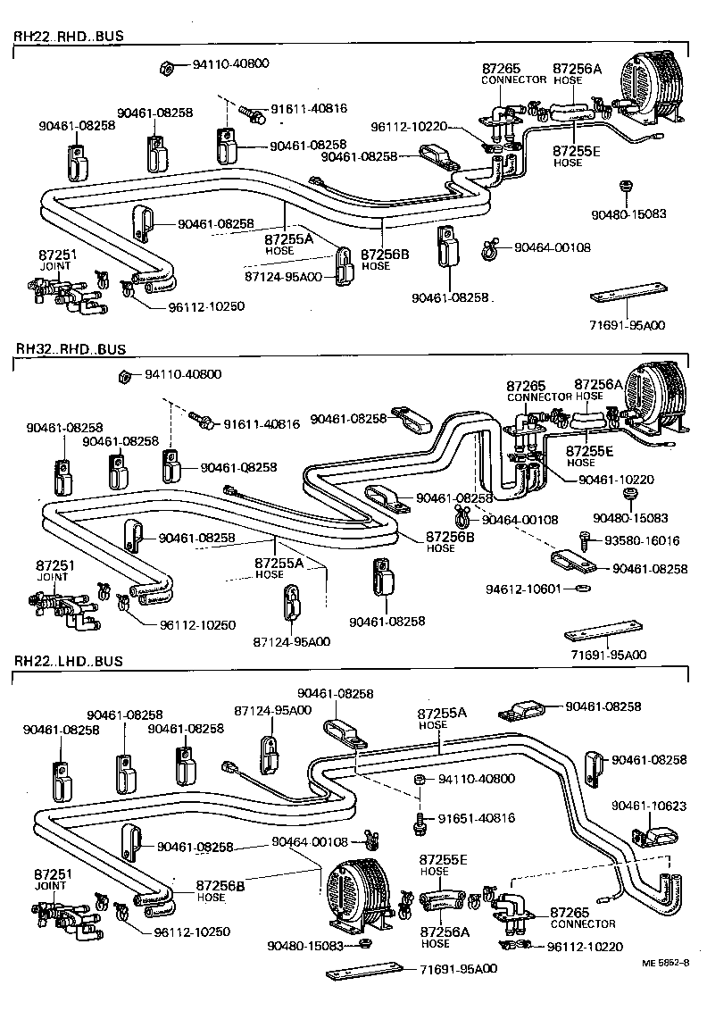  HIACE |  HEATING AIR CONDITIONING WATER PIPING