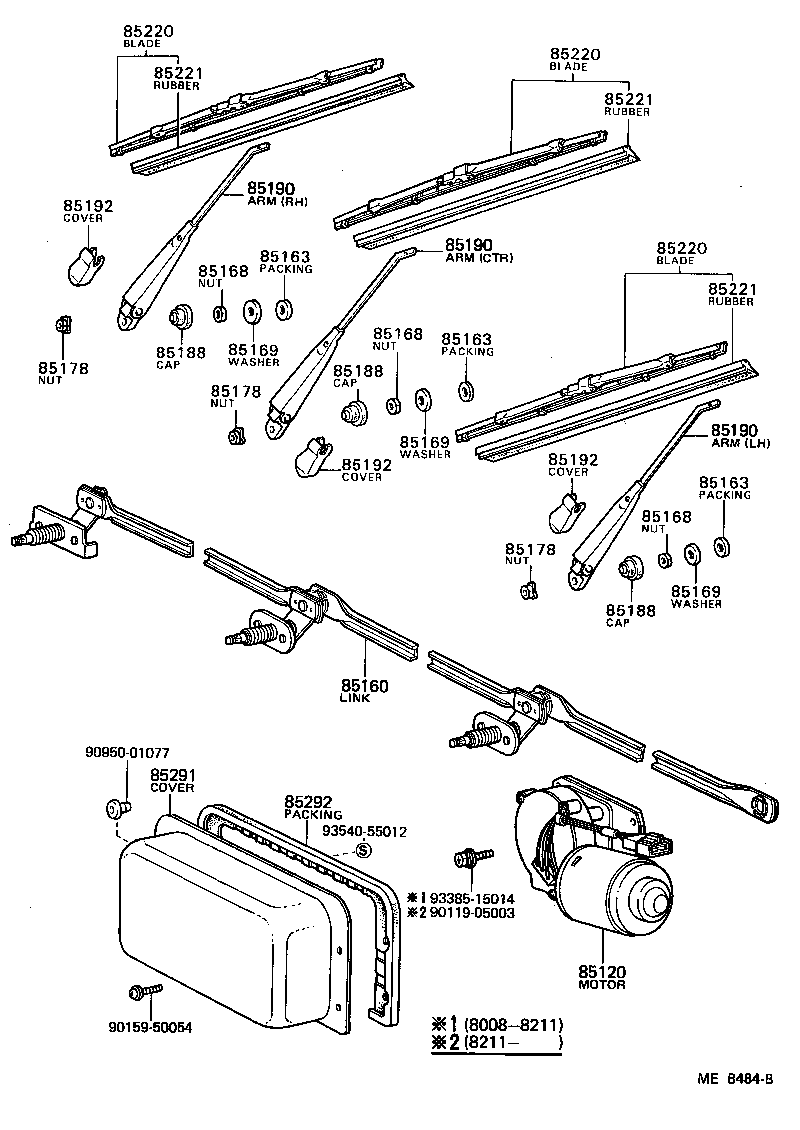  LAND CRUISER 40 |  WINDSHIELD WIPER