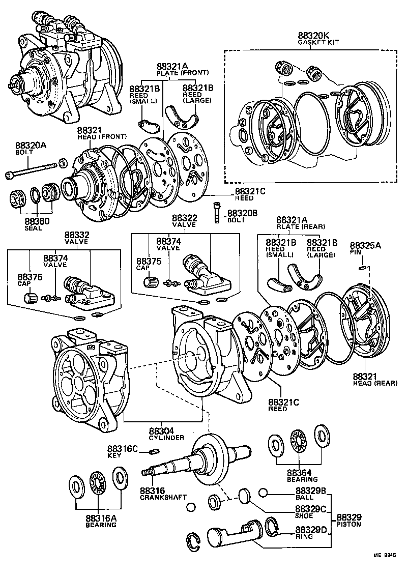  CELICA |  HEATING AIR CONDITIONING COMPRESSOR