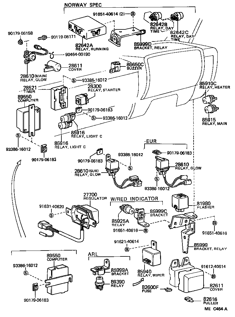  HIACE |  SWITCH RELAY COMPUTER