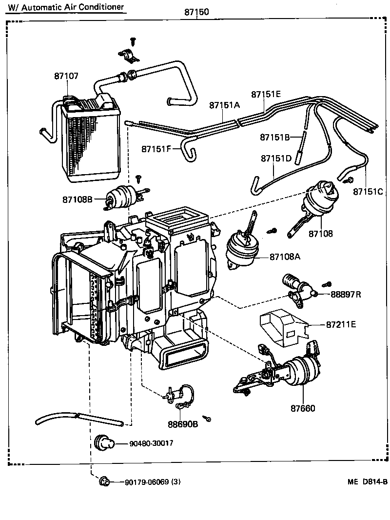  CROWN |  HEATING AIR CONDITIONING HEATER UNIT BLOWER