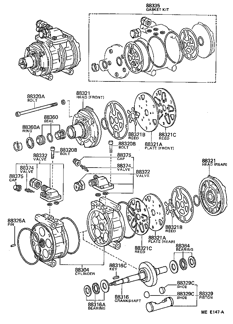  CROWN |  HEATING AIR CONDITIONING COMPRESSOR