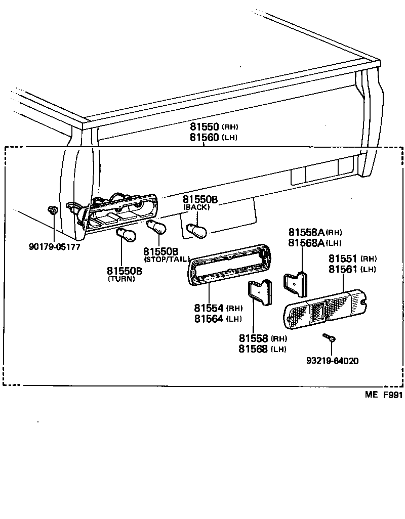  DYNA150 |  REAR COMBINATION LAMP