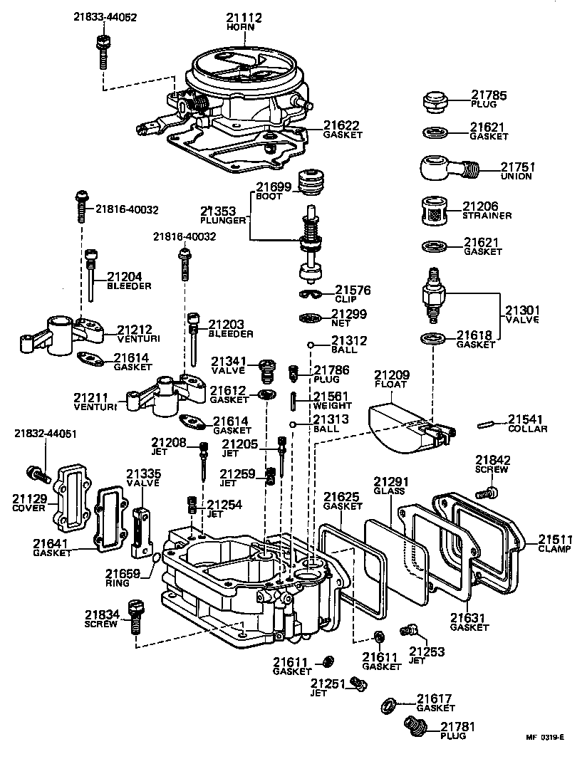  TOYOACE |  CARBURETOR