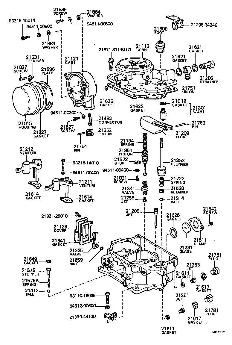  CORONA |  CARBURETOR