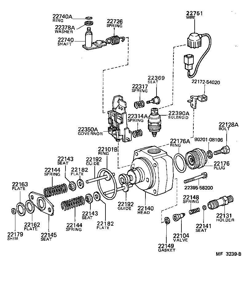  CROWN |  INJECTION PUMP BODY