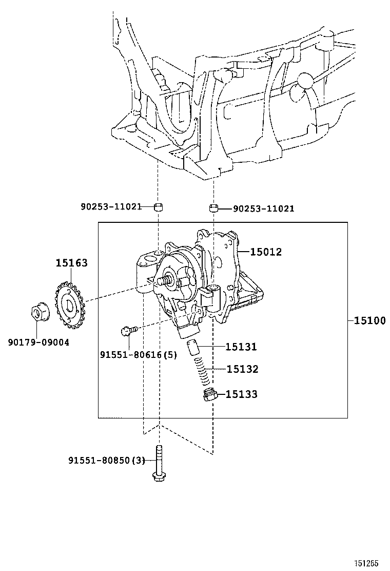  NOAH VOXY |  ENGINE OIL PUMP