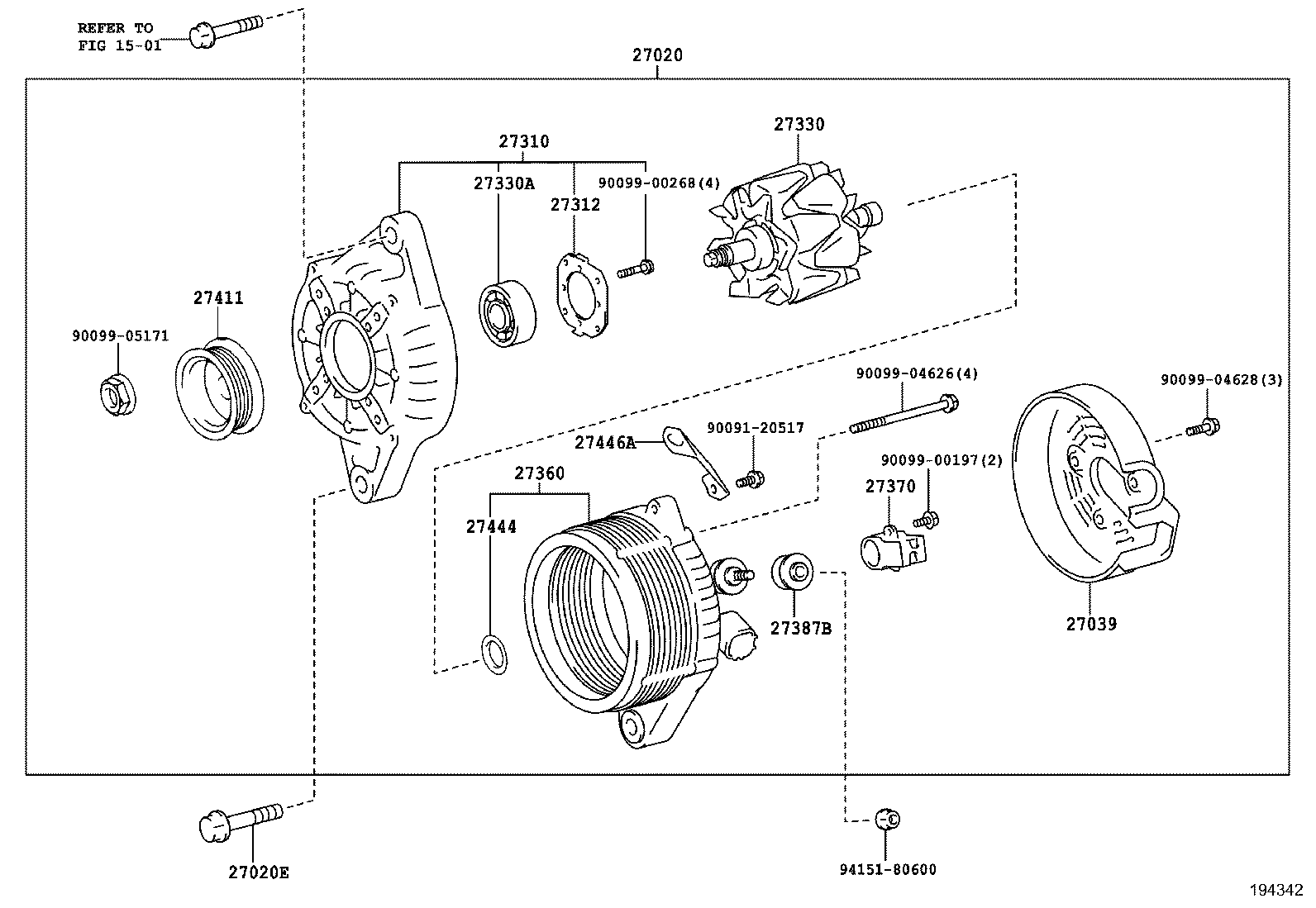  VITZ |  ALTERNATOR