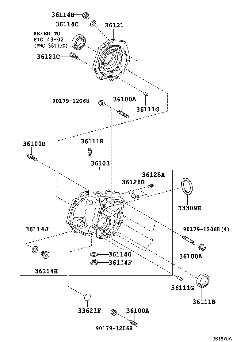  HARRIER |  TRANSFER CASE EXTENSION HOUSING