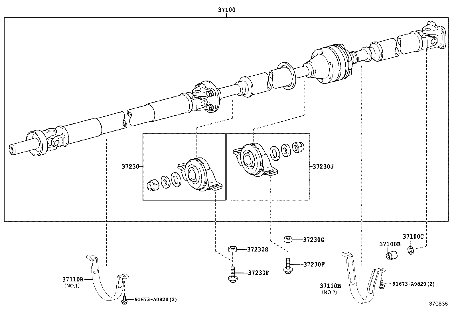  NOAH VOXY |  PROPELLER SHAFT UNIVERSAL JOINT