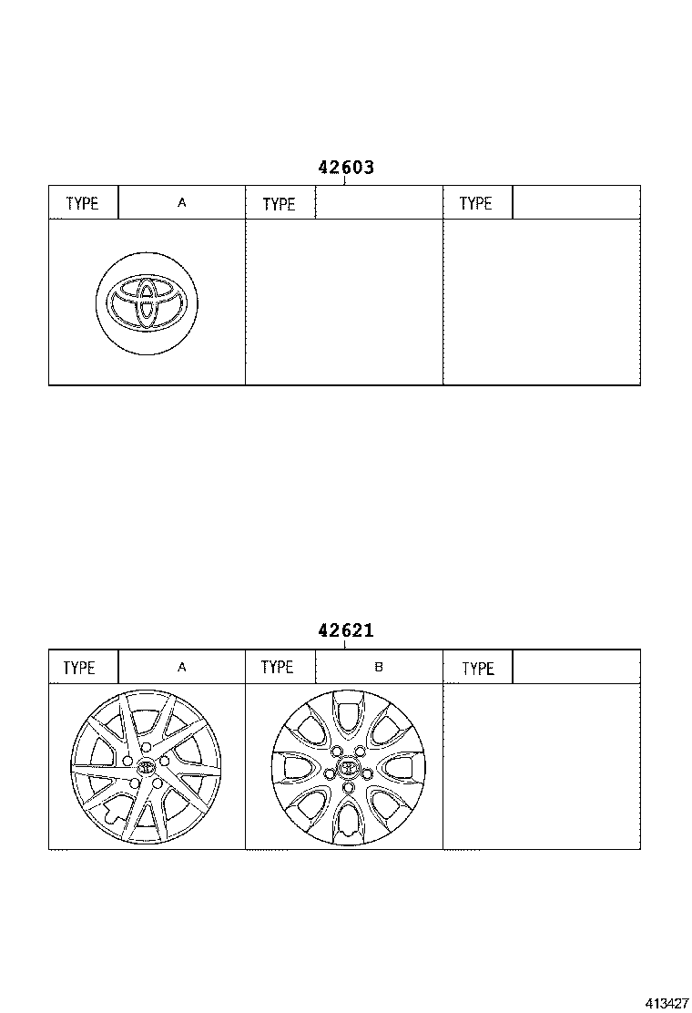  PRIUS A ALPHA |  DISC WHEEL WHEEL CAP