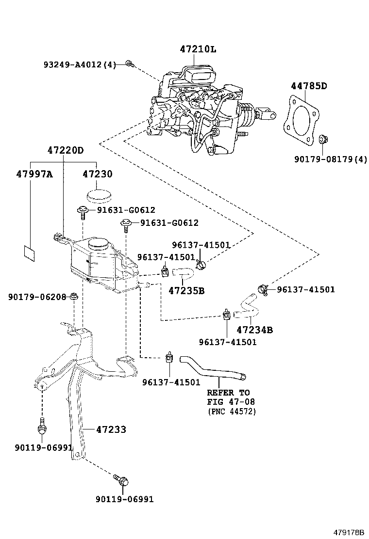  HARRIER |  BRAKE MASTER CYLINDER