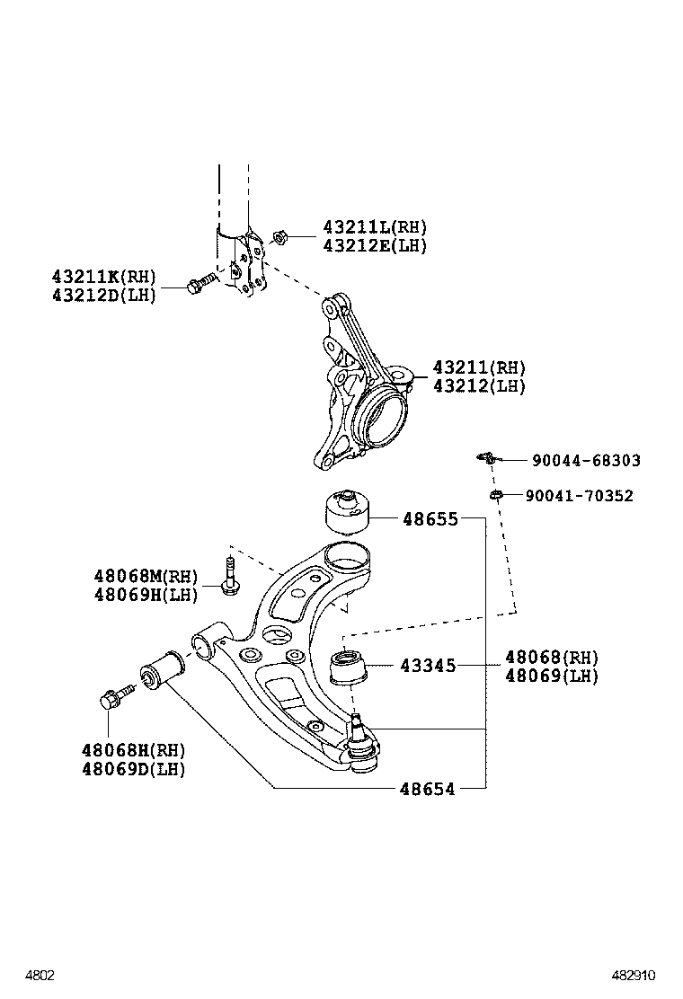  PASSO SETTE |  FRONT AXLE ARM STEERING KNUCKLE