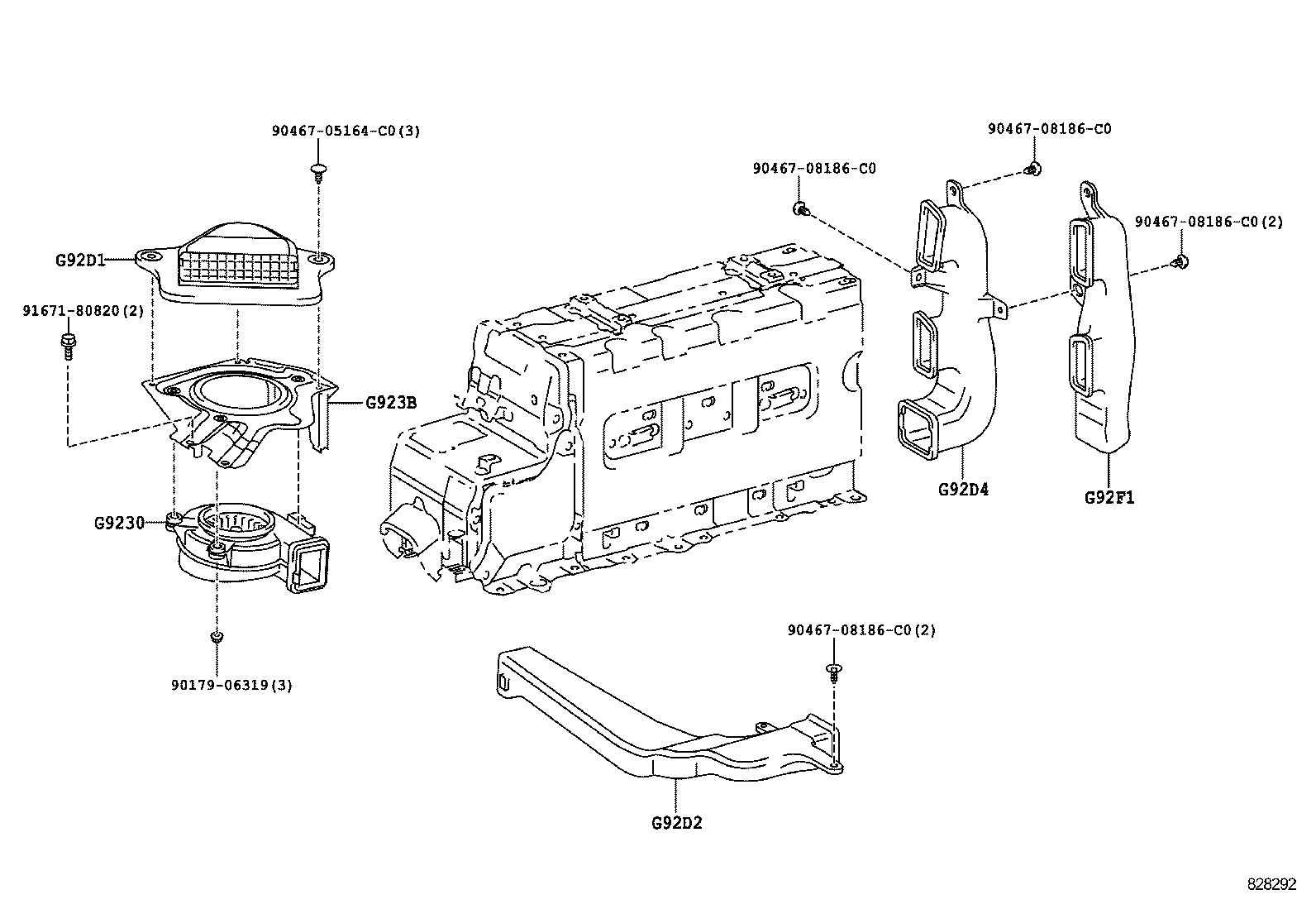  PRIUS A ALPHA |  BATTERY BATTERY CABLE