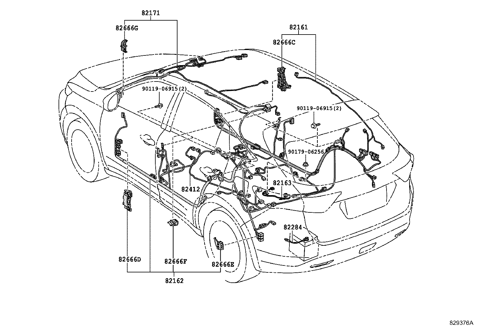  HARRIER |  WIRING CLAMP