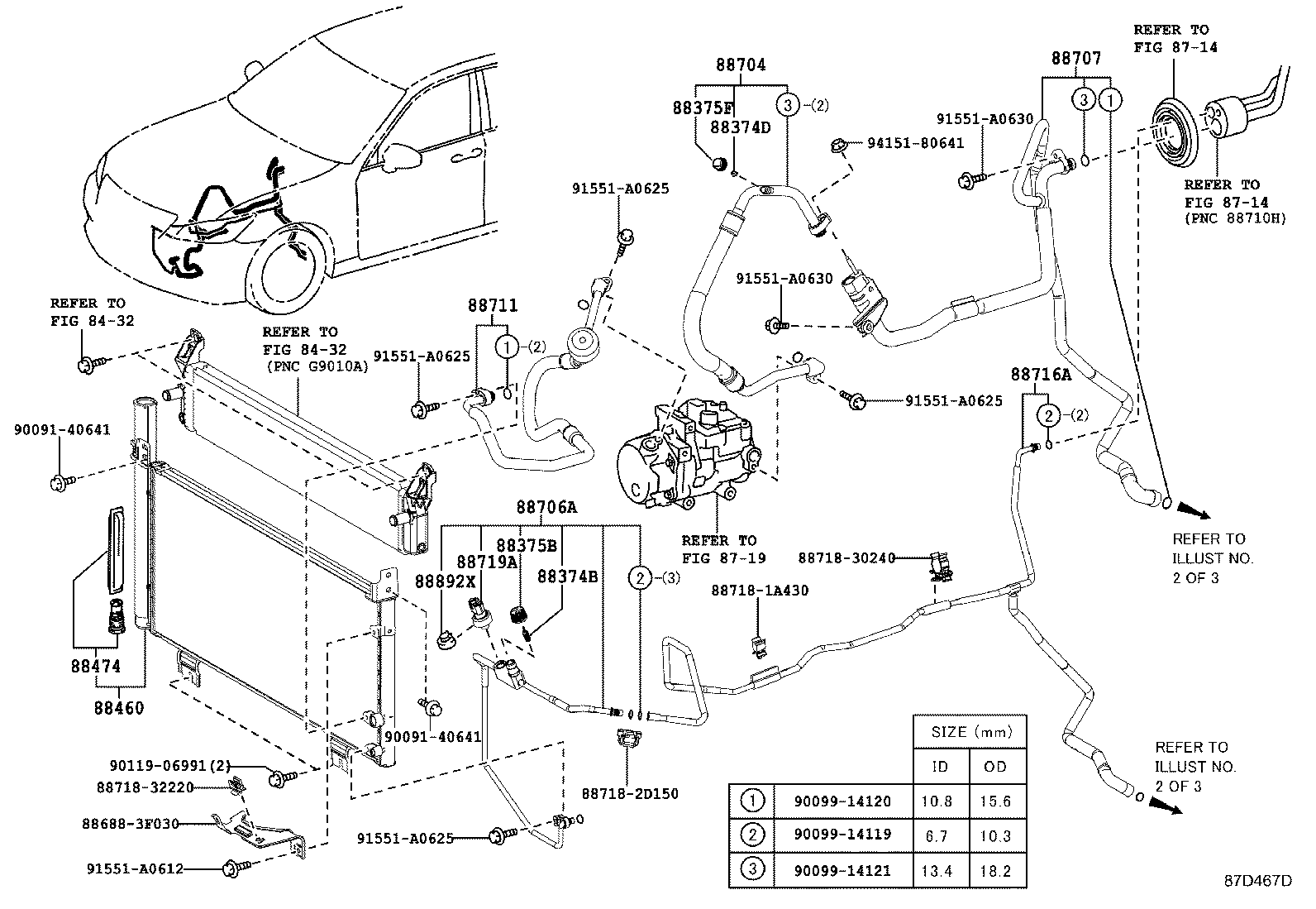  CROWN HYBRID |  HEATING AIR CONDITIONING COOLER PIPING