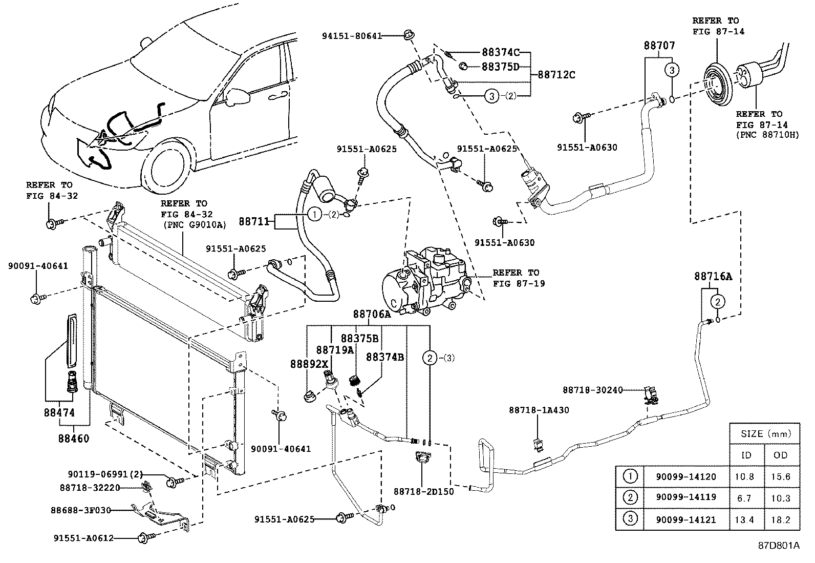  CROWN HYBRID |  HEATING AIR CONDITIONING COOLER PIPING