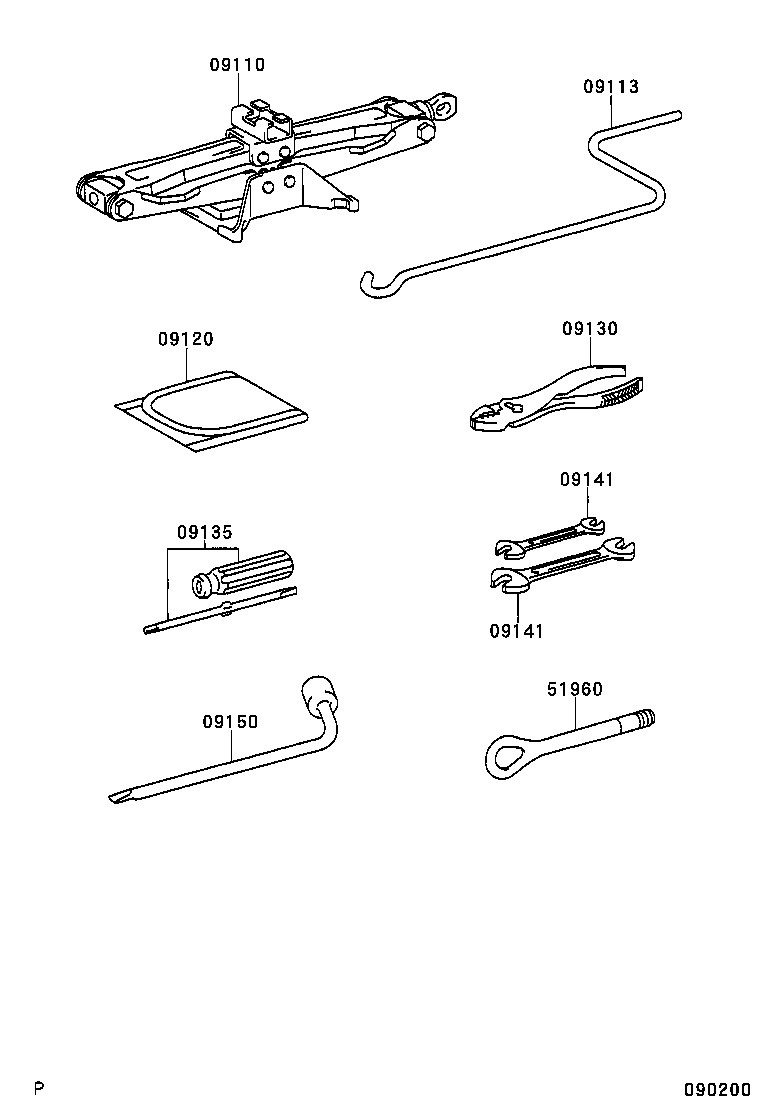  HARRIER |  STANDARD TOOL