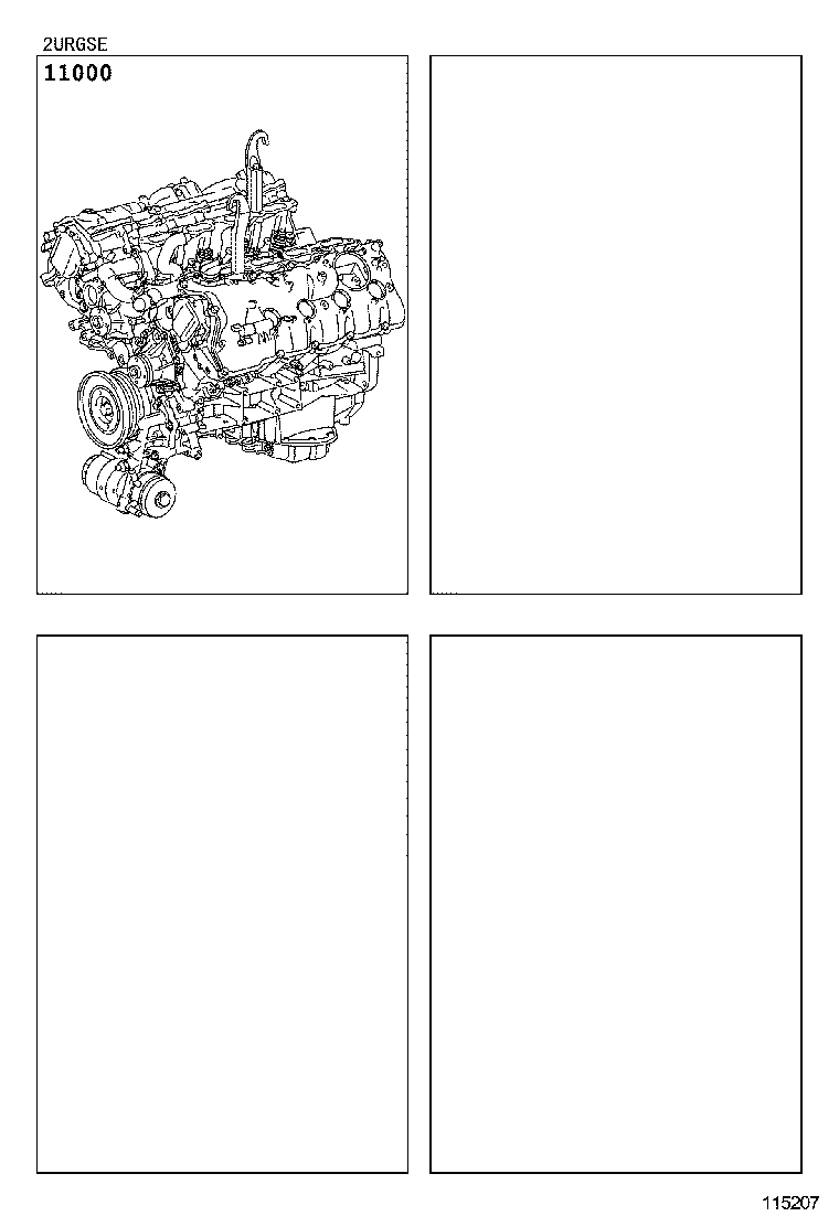  IS F |  PARTIAL ENGINE ASSEMBLY