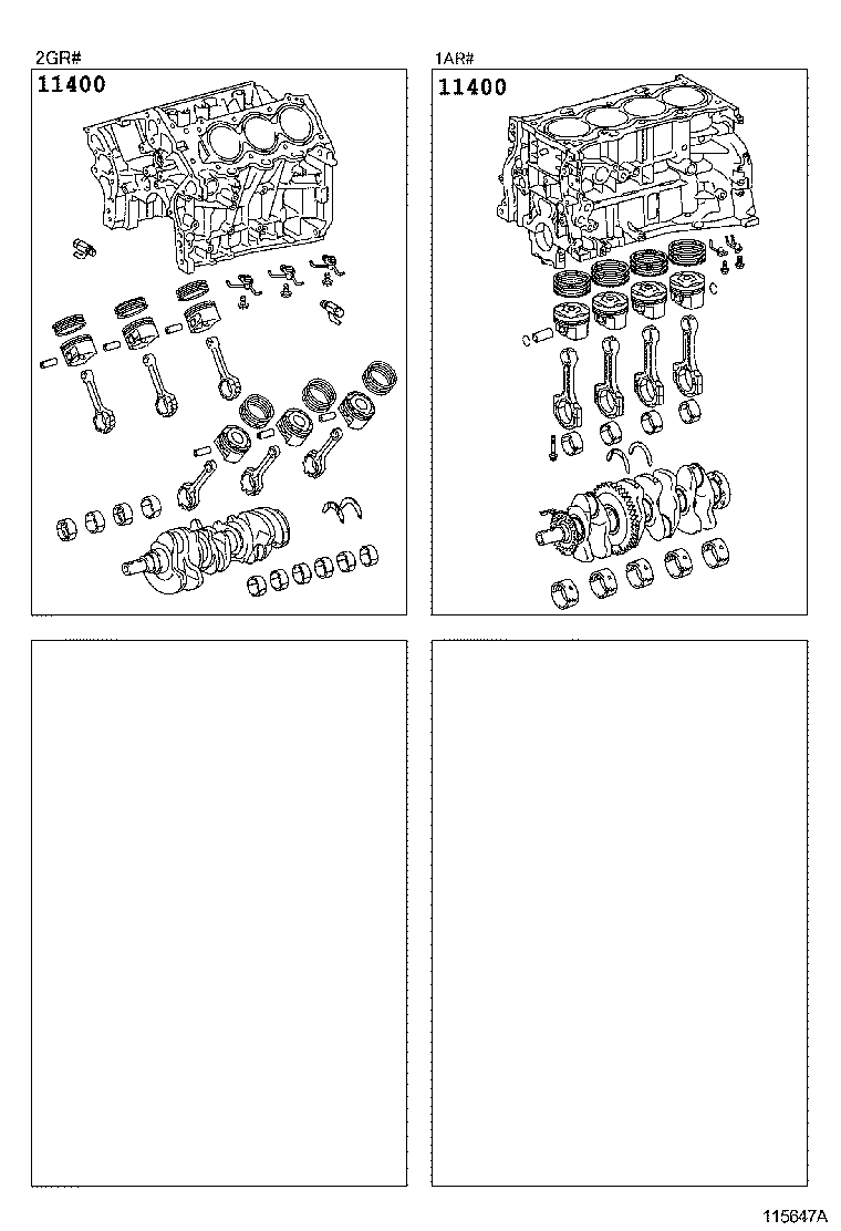  RX270 350 450H |  SHORT BLOCK ASSEMBLY