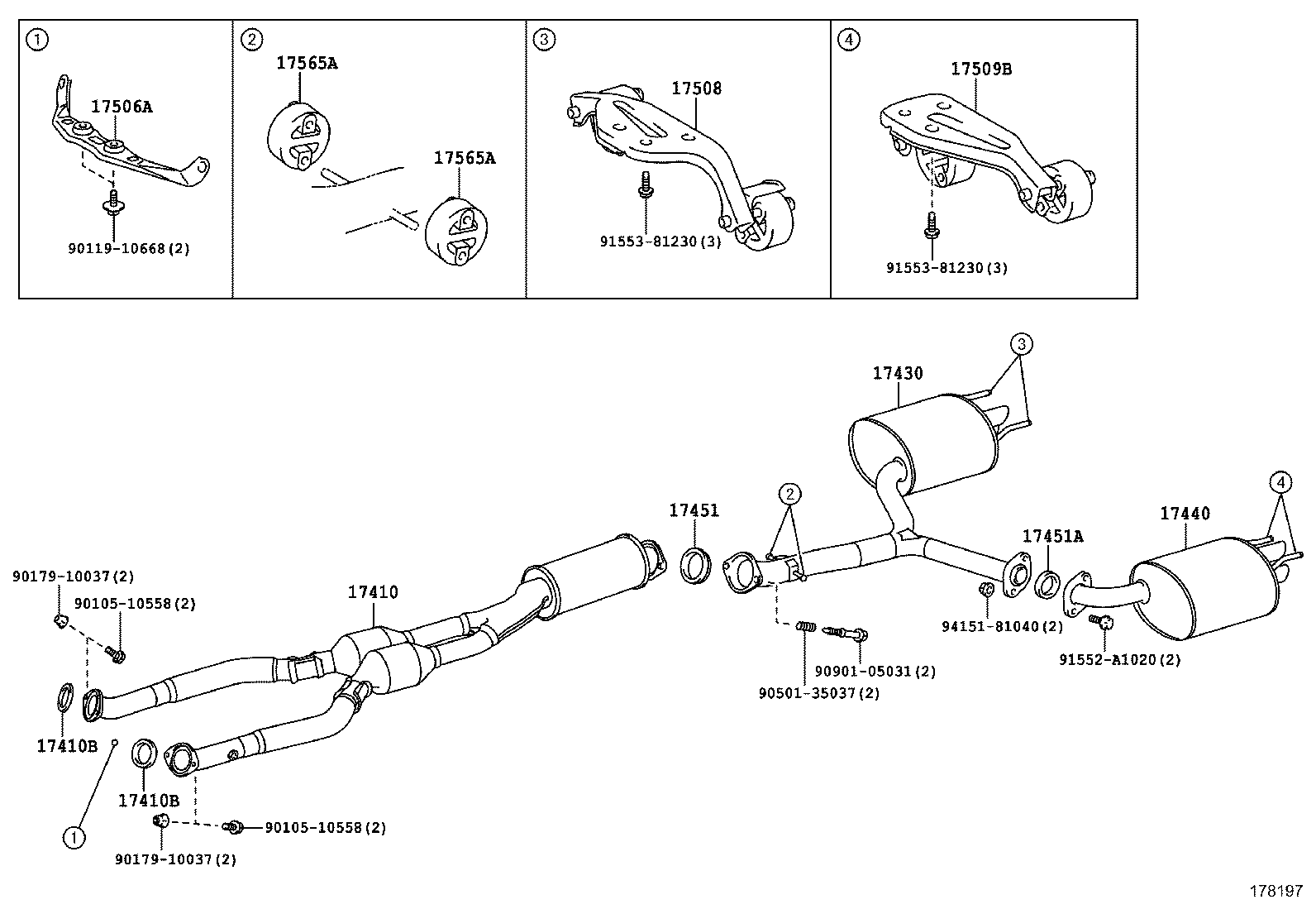  IS F |  EXHAUST PIPE