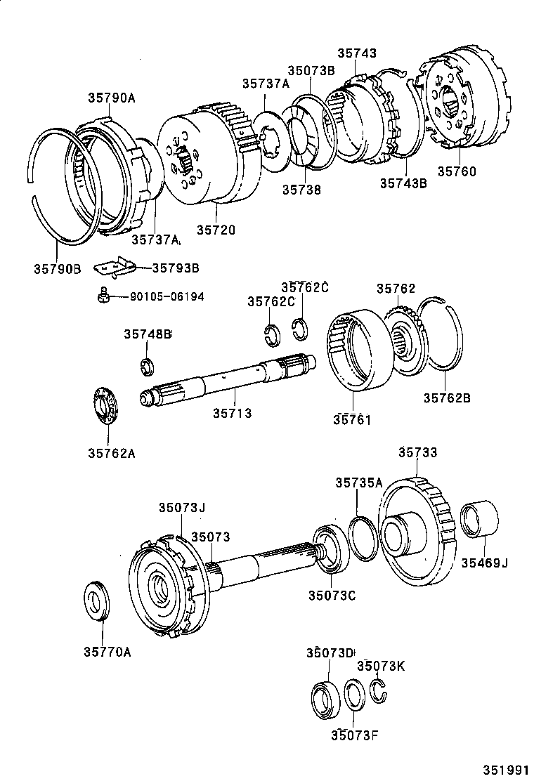  COASTER |  PLANETARY GEAR REVERSE PISTON COUNTER GEAR ATM