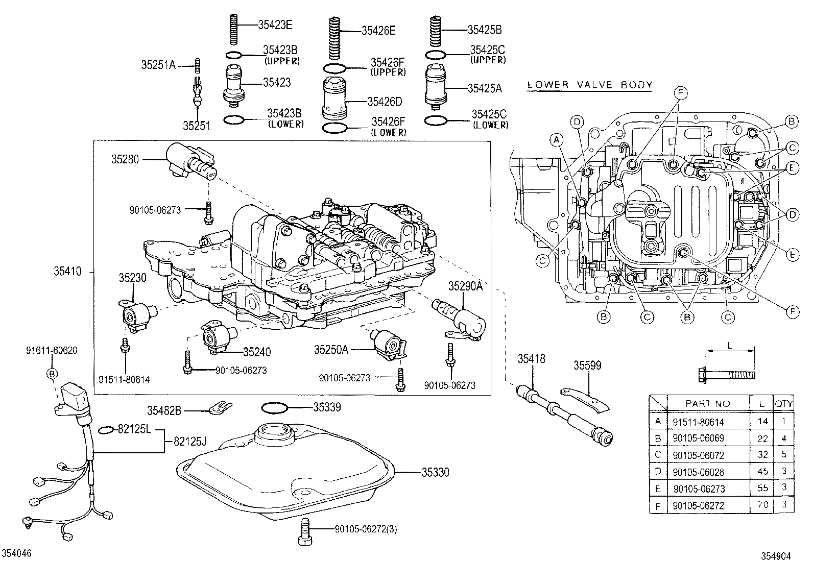  ISIS |  VALVE BODY OIL STRAINER ATM