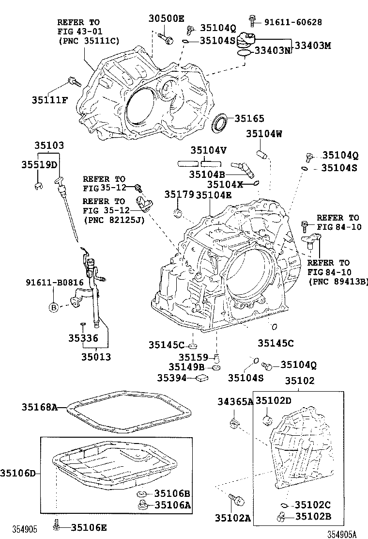  ISIS |  TRANSMISSION CASE OIL PAN ATM