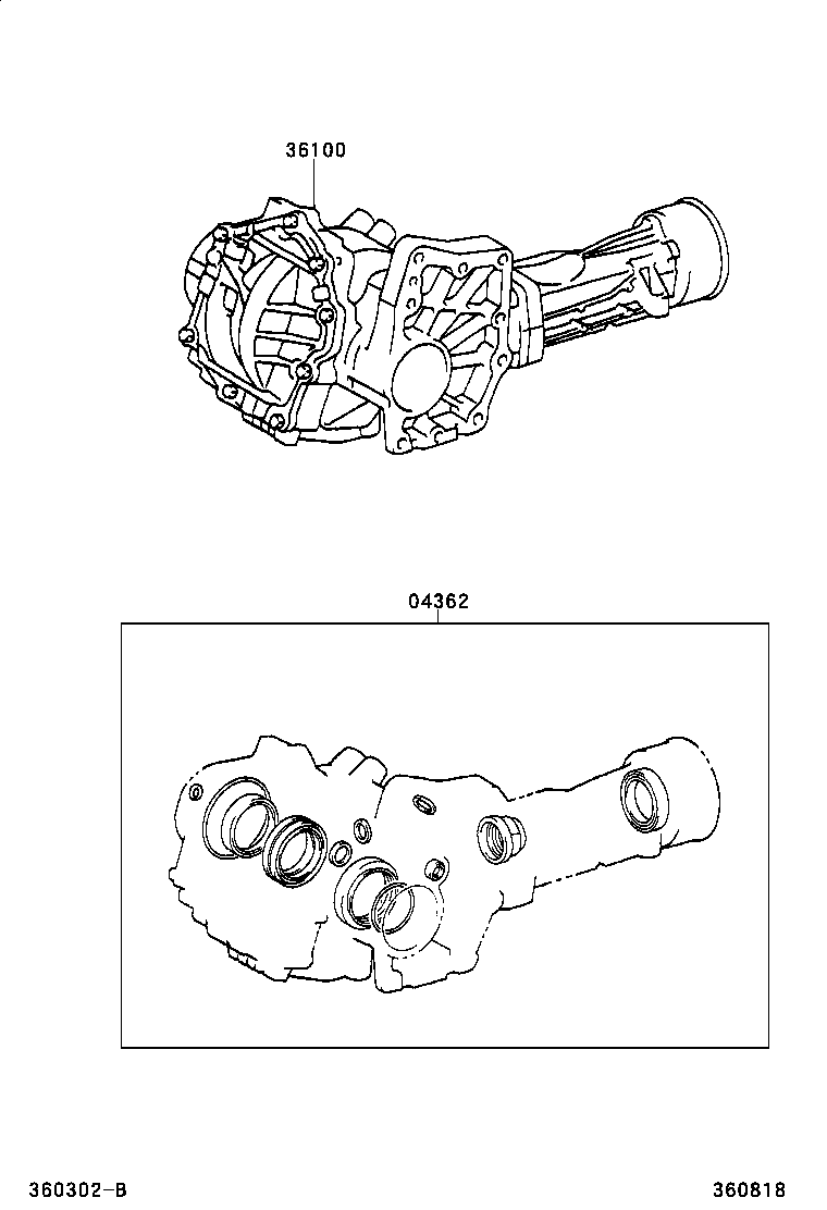  HARRIER |  TRANSFER ASSEMBLY GASKET KIT