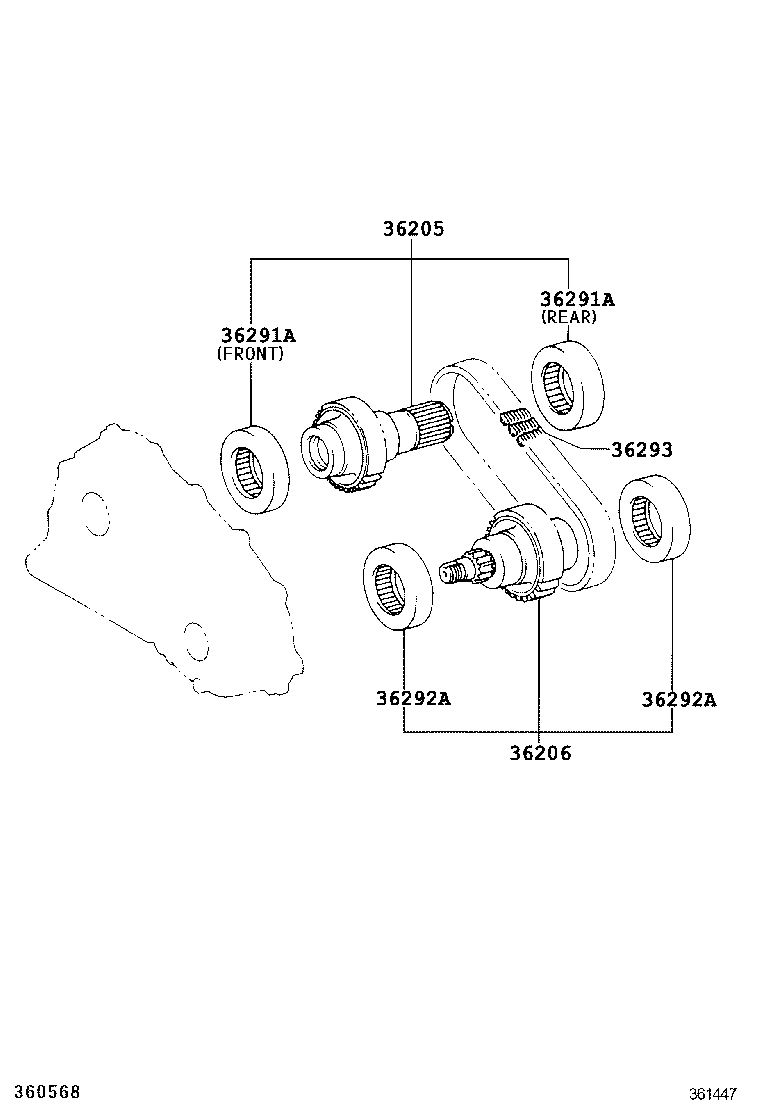  CROWN |  TRANSFER GEAR