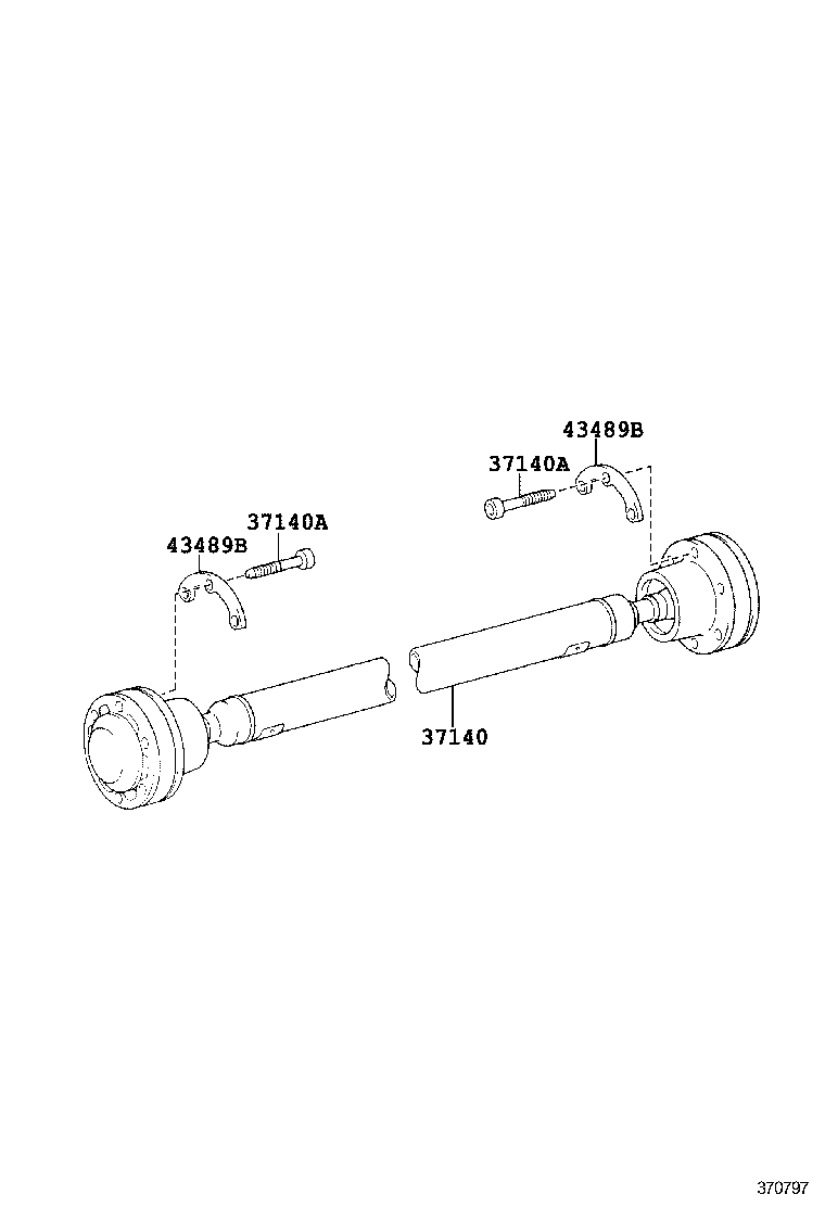  GS250 350 450H |  PROPELLER SHAFT UNIVERSAL JOINT