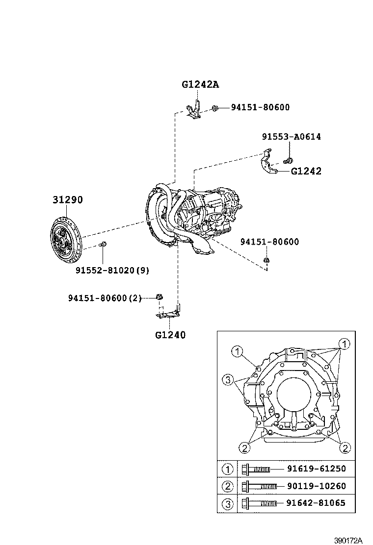  CROWN |  TRANSAXLE ASSY HYBRID VEHICLE