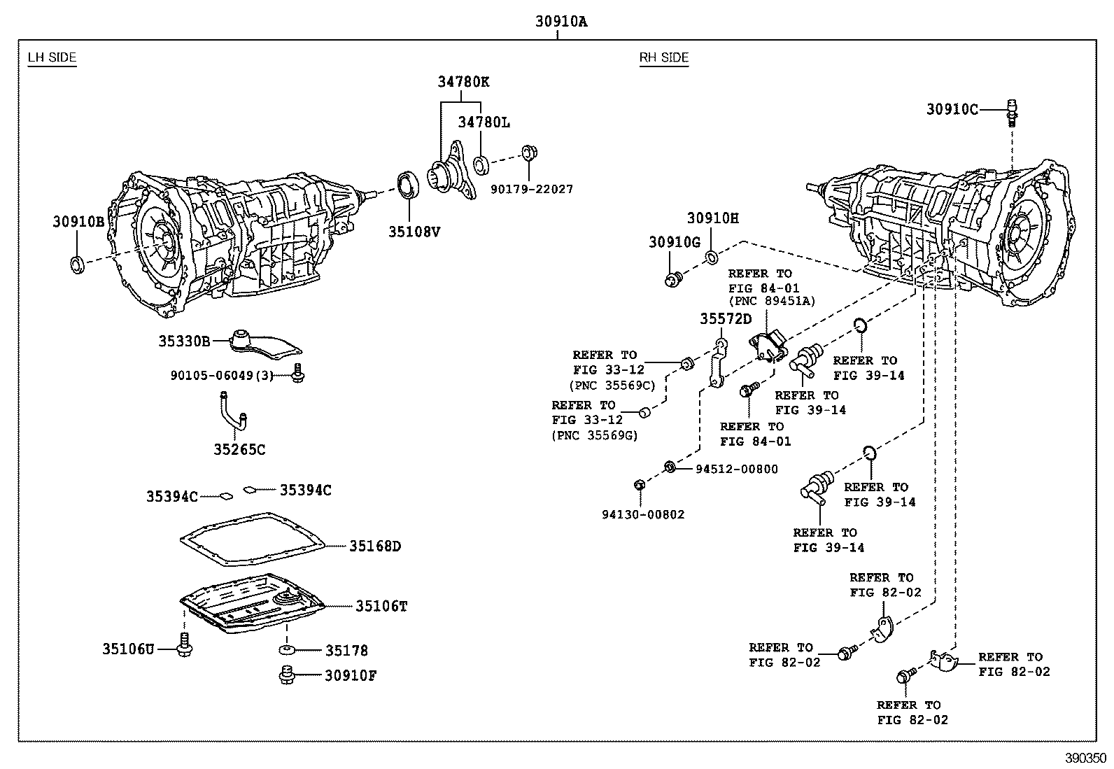  GS250 350 450H |  TRANSAXLE ASSY HYBRID VEHICLE