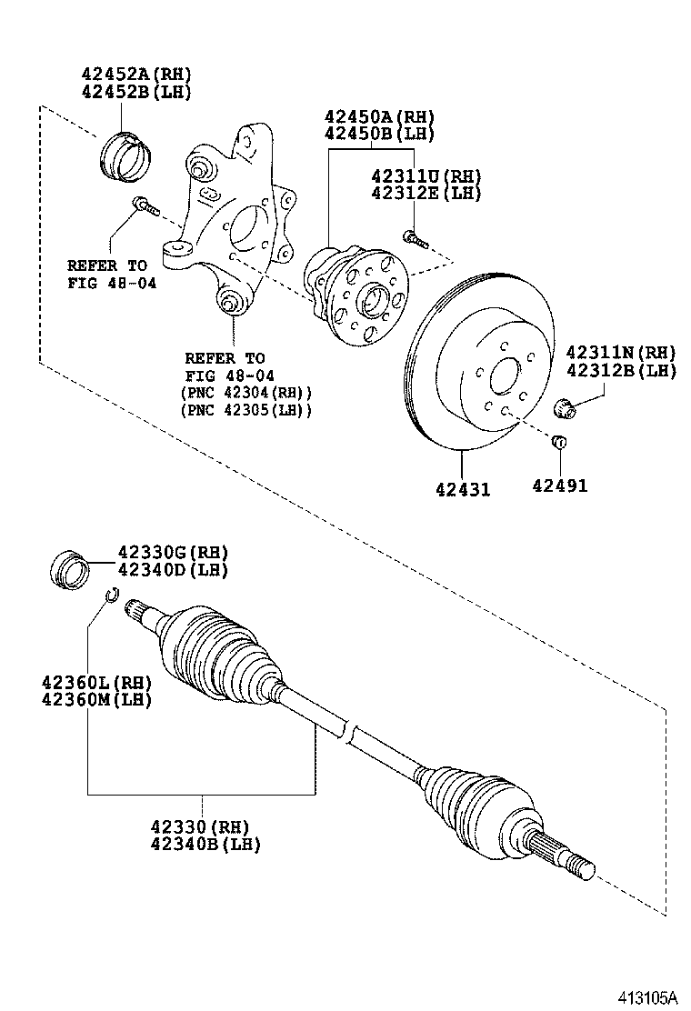  MAJESTA |  REAR AXLE SHAFT HUB