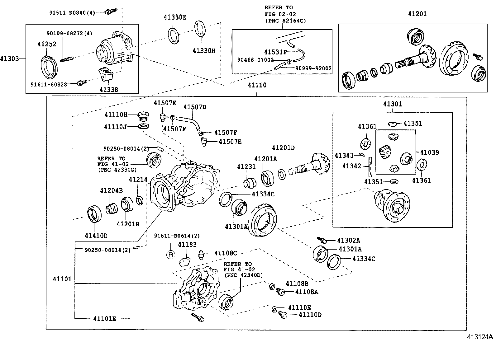  WISH |  REAR AXLE HOUSING DIFFERENTIAL