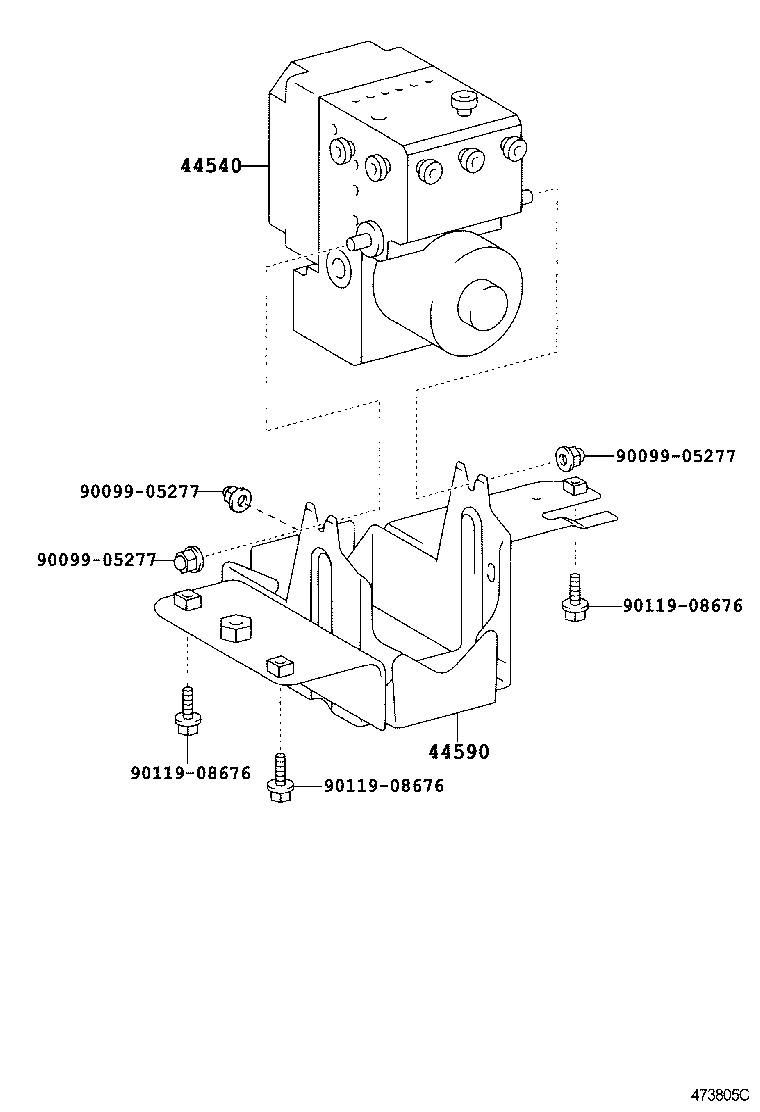  DYNA TOYOACE |  BRAKE TUBE CLAMP