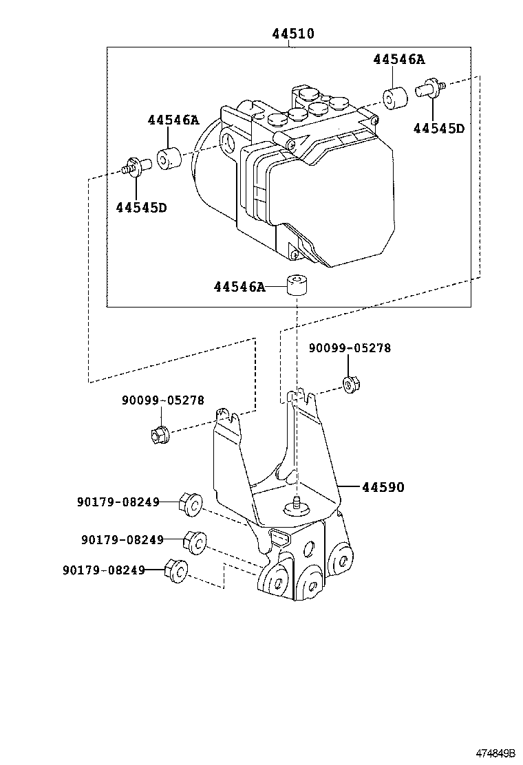  RAV4 VANGUARD |  BRAKE TUBE CLAMP