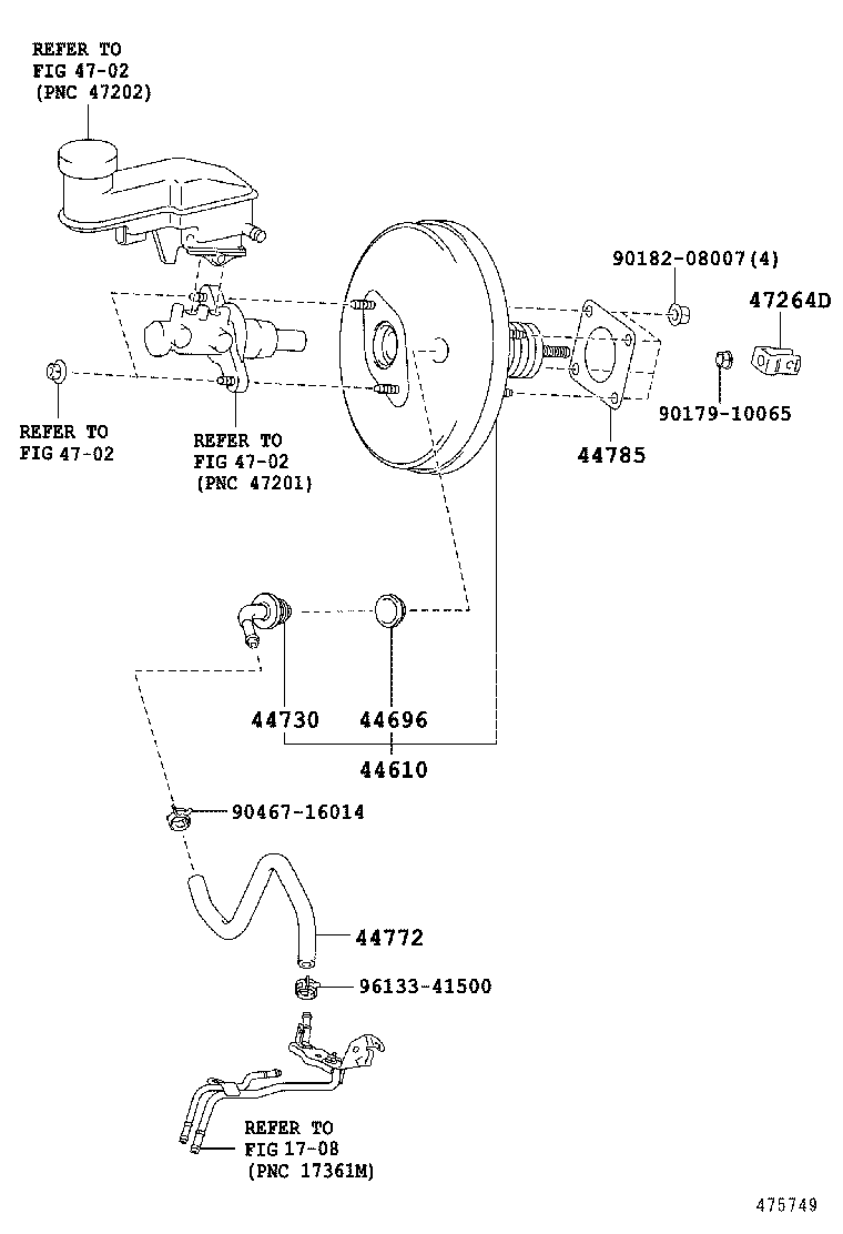  IST |  BRAKE BOOSTER VACUUM TUBE