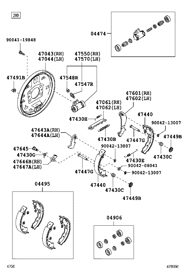  PIXIS SPACE |  REAR DRUM BRAKE WHEEL CYLINDER BACKING PLATE
